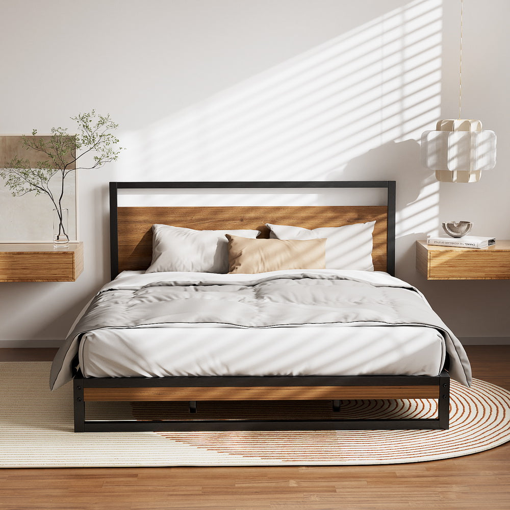 Artiss Bed Frame Queen Size Metal Frame DANE
