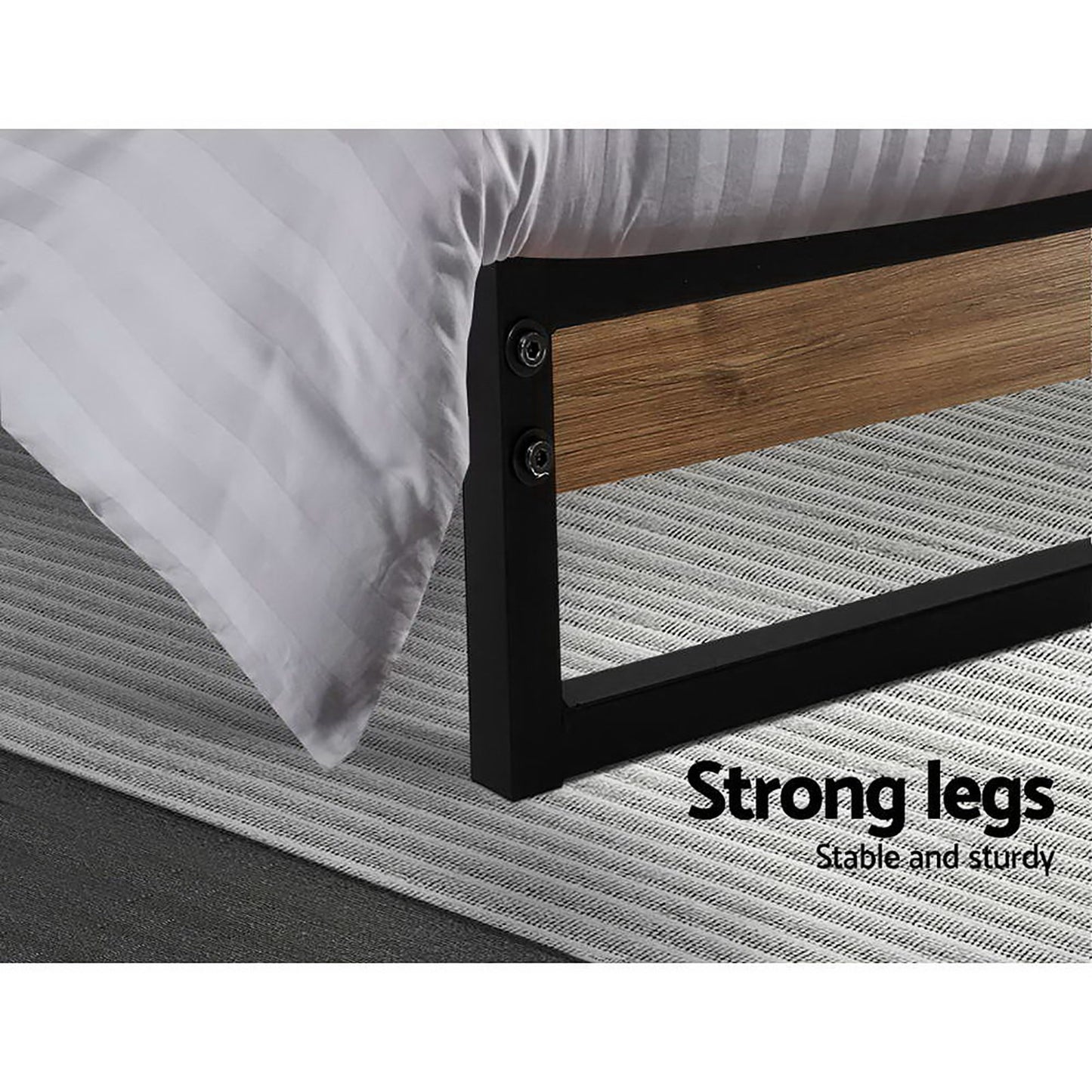Artiss Bed Frame Queen Size Metal Frame DANE